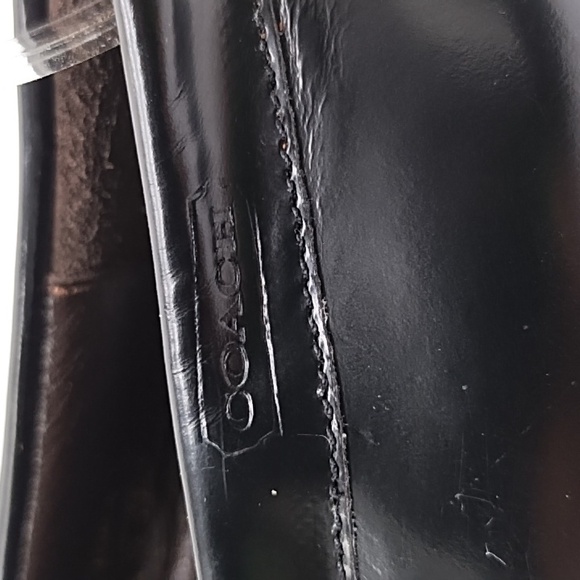 COACH Zora Cowskin Loafers Size 9 - Picture 3 of 9